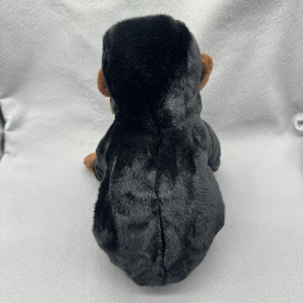 Vintage Congo Gorilla Black Plush Stuffed Animal TY Beanie Buddies 1999 12" - Picture 4 of 11